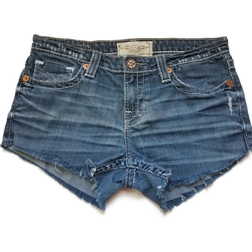 Big Star Miki Denim Jean Cutoff Shorts size 28